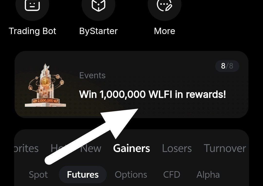A digital graphic displaying cryptocurrency coins and promotional reward banners